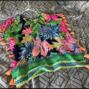 ☀️Lilly Pulitzer coverup with super cute tassels☀️